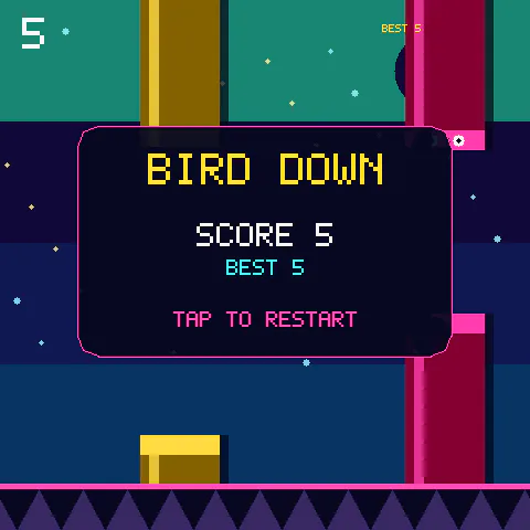 Crazy Bird on ESP-Mosaico